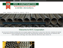 Tablet Screenshot of mvc-india.com